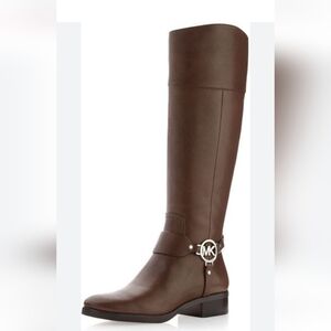 Womens MICHAEL Michael Kors Fulton Harness Riding Boots -